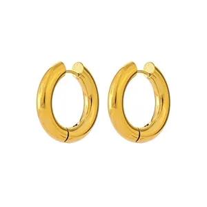18K Gold Hoop Earrings,Minimalist Earrings,Gold Hoops,Hoop Earrings,Gold Earrings,Gift for Her,Minimalist Hoops,Earrings,Small Hoop Earrings