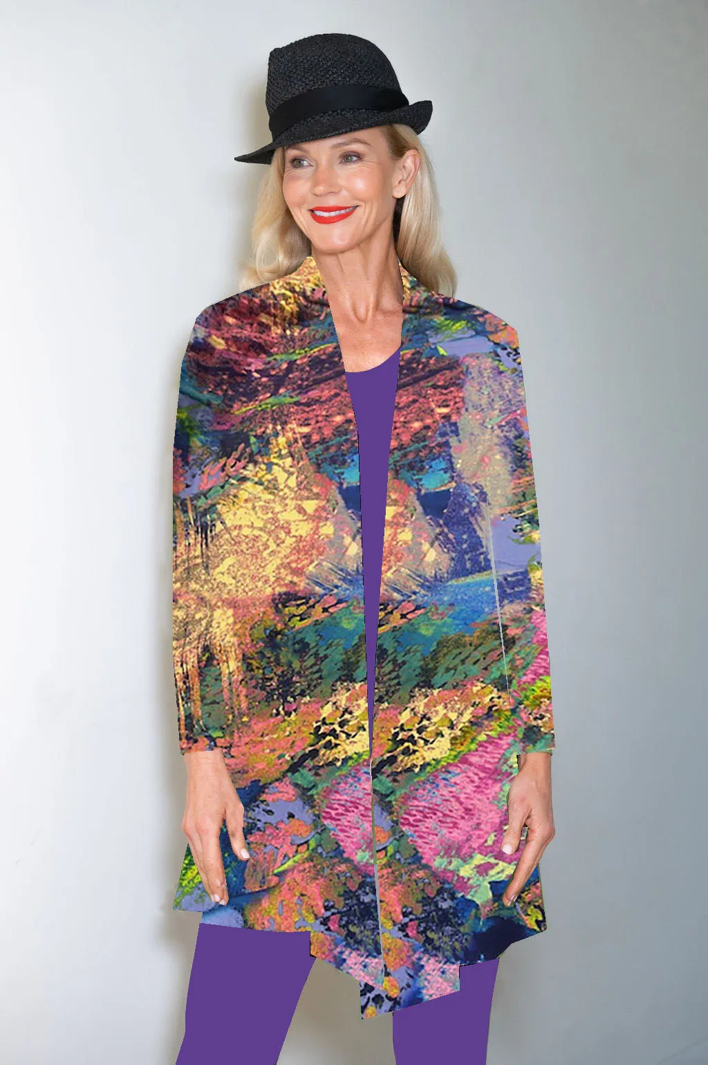 4269E Drape Cardigan - Inka