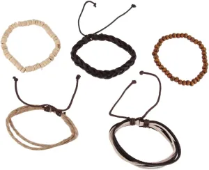 5pcs Ankle Jewelry Handmade Braided Ankle Bracelets Adjustable Size Decorative Anklets Perfect for Beach Party Yoga Class