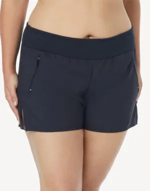 April Plus Size Stretch Short with Panty Bottom