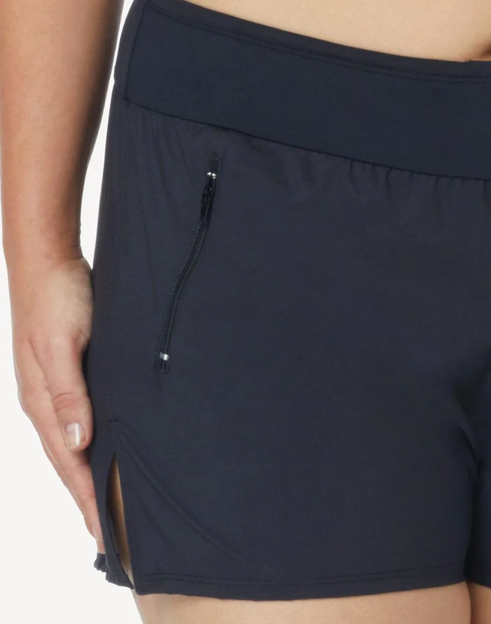 April Plus Size Stretch Short with Panty Bottom