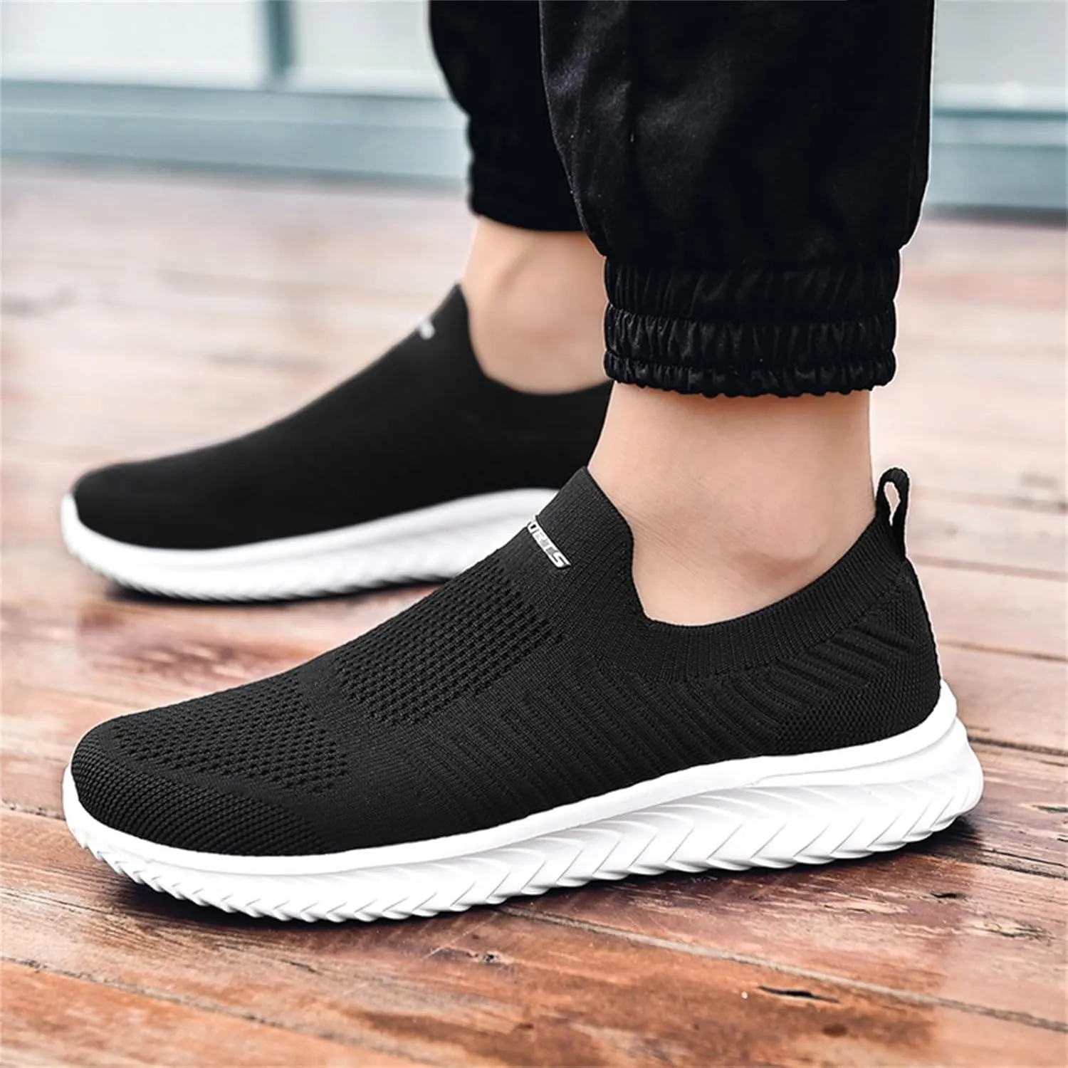 Arch Support Non Slip Minimalist Shoes for Men Hiking Footwear Barefoot Shoe Men's Classic Casual Walking Shoes
