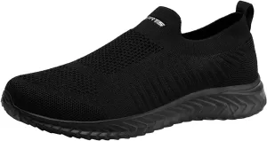 Arch Support Sports Shoes for Men Lightweight Breathable Slip On Running Shoe Outdoor Non Slip Jogging Sneakers