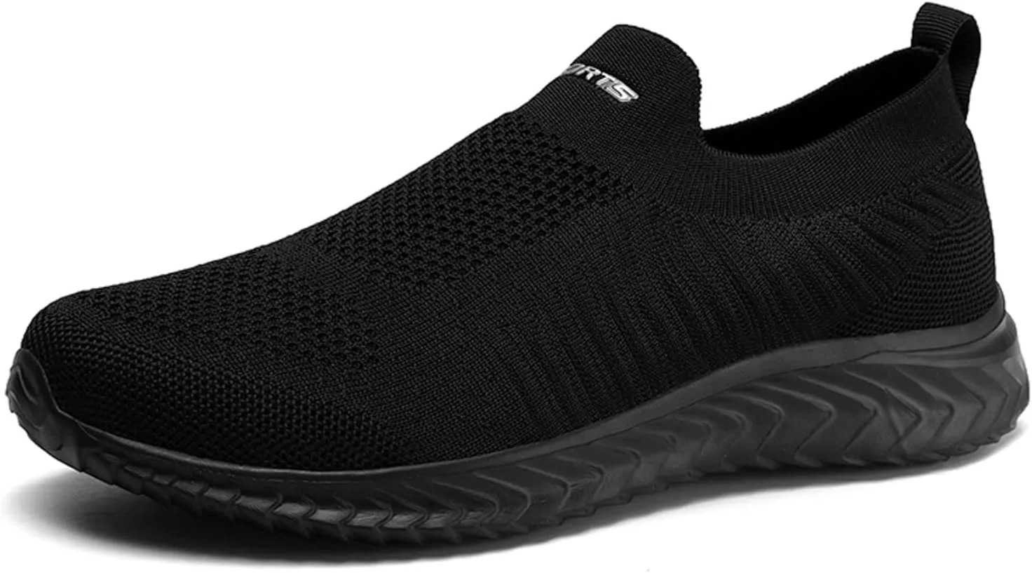 Arch Support Sports Shoes for Men Lightweight Breathable Slip On Running Shoe Outdoor Non Slip Jogging Sneakers