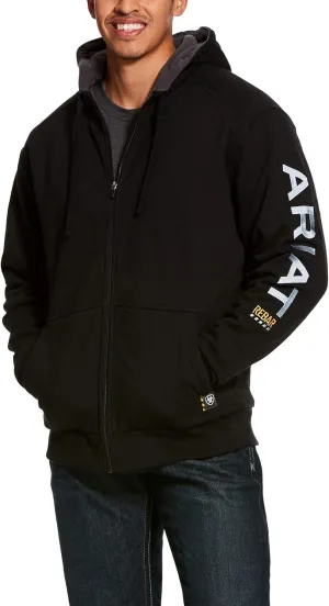 ARIAT Men's Rebar All-weather Full Zip Hoodie
