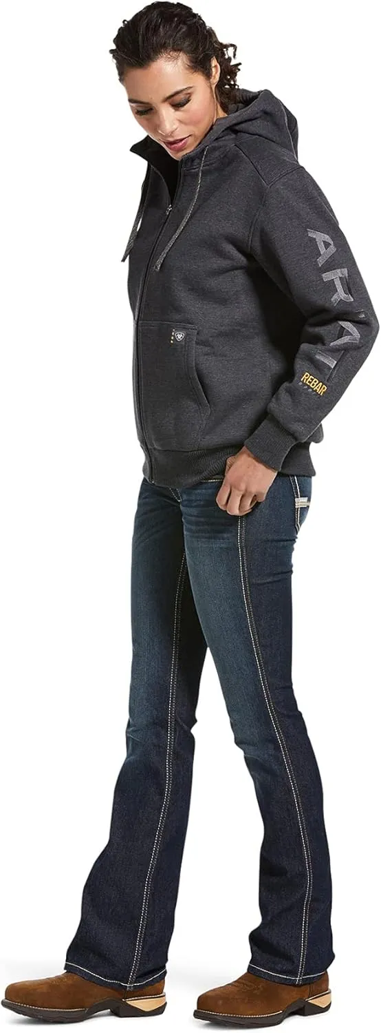 ARIAT Women's Rebar All-Weather Full Zip Hoodie