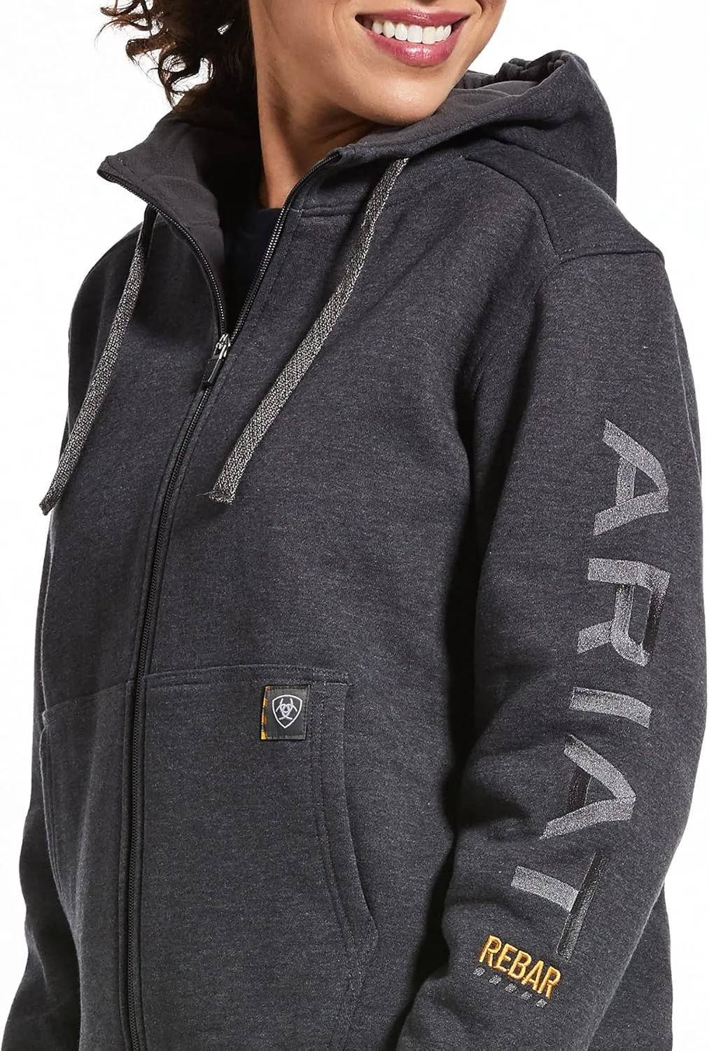 ARIAT Women's Rebar All-Weather Full Zip Hoodie