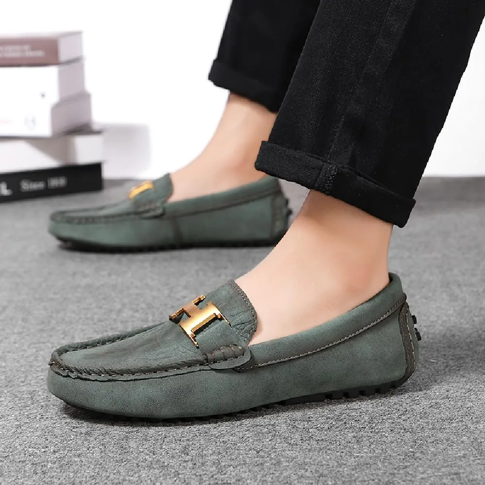 Asifn Mens Business Loafers Formal Casual Dress Shoes Comfortable Walking Flat Non-Slip Moccasins
