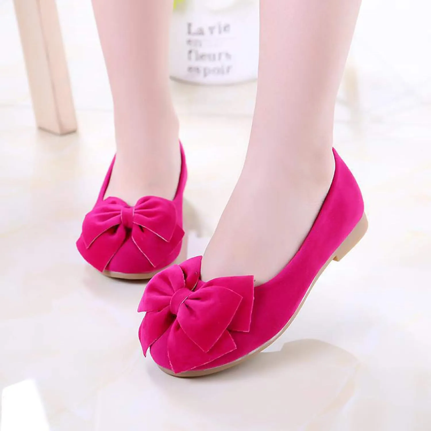 Baby Girls Dress Shoes Cute Mary Jane Shoes Ballet Flats Flower Girl Shoes for Weeding Casual Walking Shoes