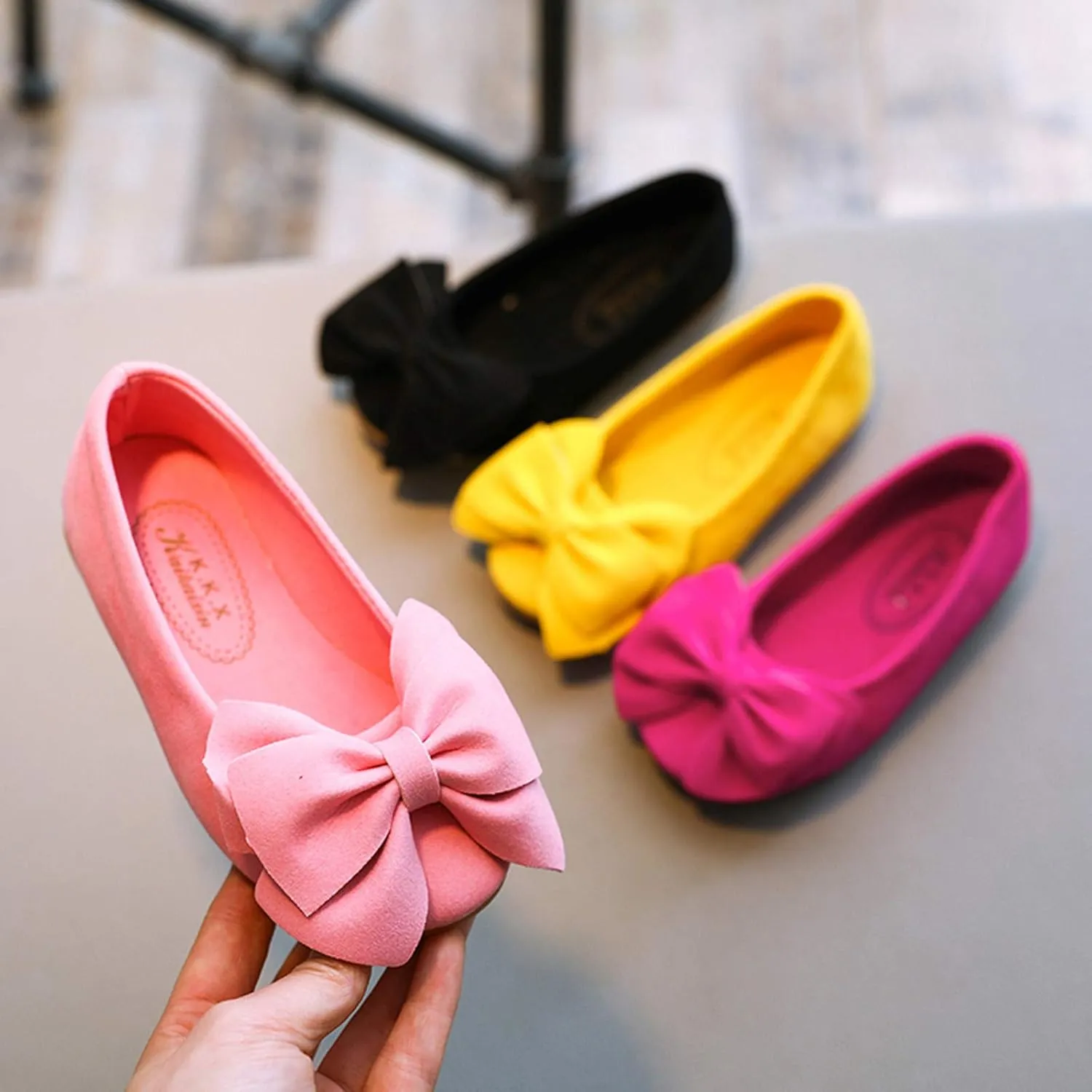 Baby Girls Dress Shoes Cute Mary Jane Shoes Ballet Flats Flower Girl Shoes for Weeding Casual Walking Shoes