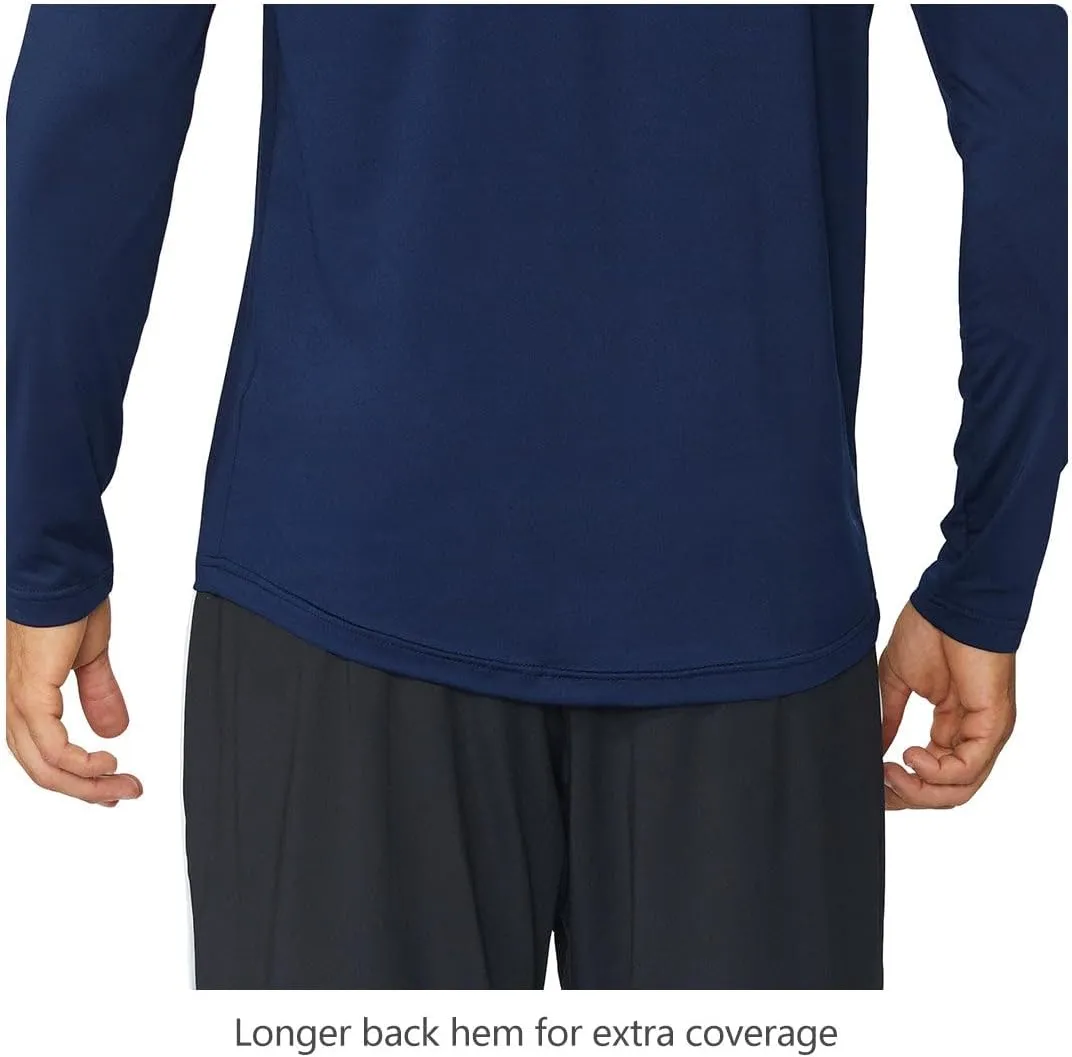 baleaf Men's Long Sleeve Running Shirts Quick Dry Workout Shirts Athletic T-Shirts Lightweight Soft Fishing Tee Tops