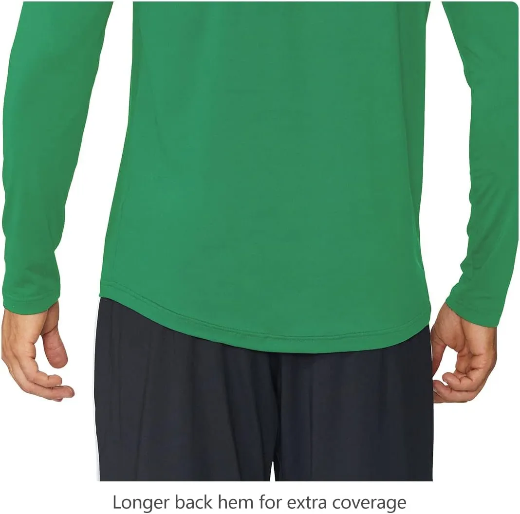 baleaf Men's Long Sleeve Running Shirts Quick Dry Workout Shirts Athletic T-Shirts Lightweight Soft Fishing Tee Tops