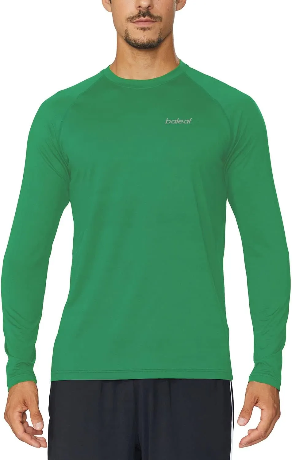 baleaf Men's Long Sleeve Running Shirts Quick Dry Workout Shirts Athletic T-Shirts Lightweight Soft Fishing Tee Tops