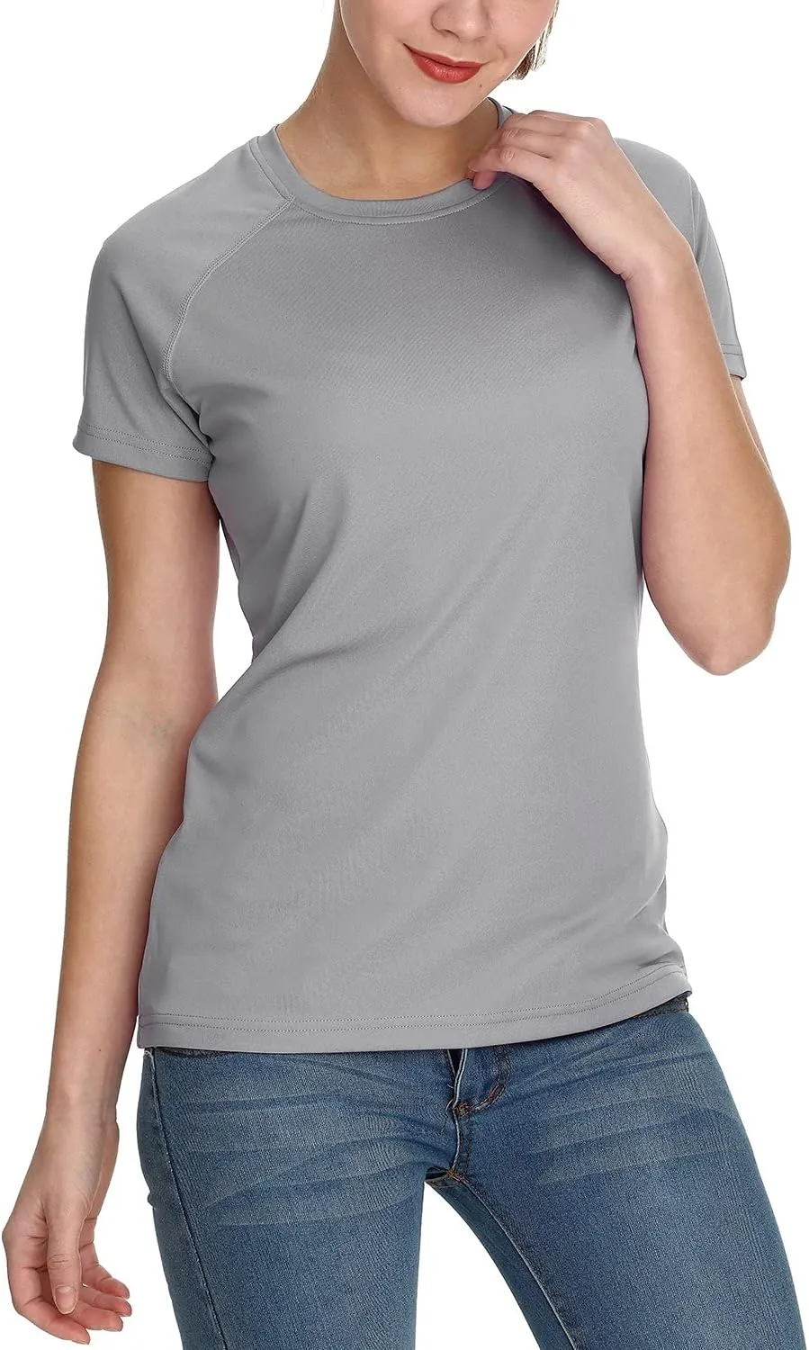 baleaf Women's UPF 50  UV Protection Shirts Short Sleeve T-Shirts SPF Sun Shirts Quick Dry Outdoor Performance Tops