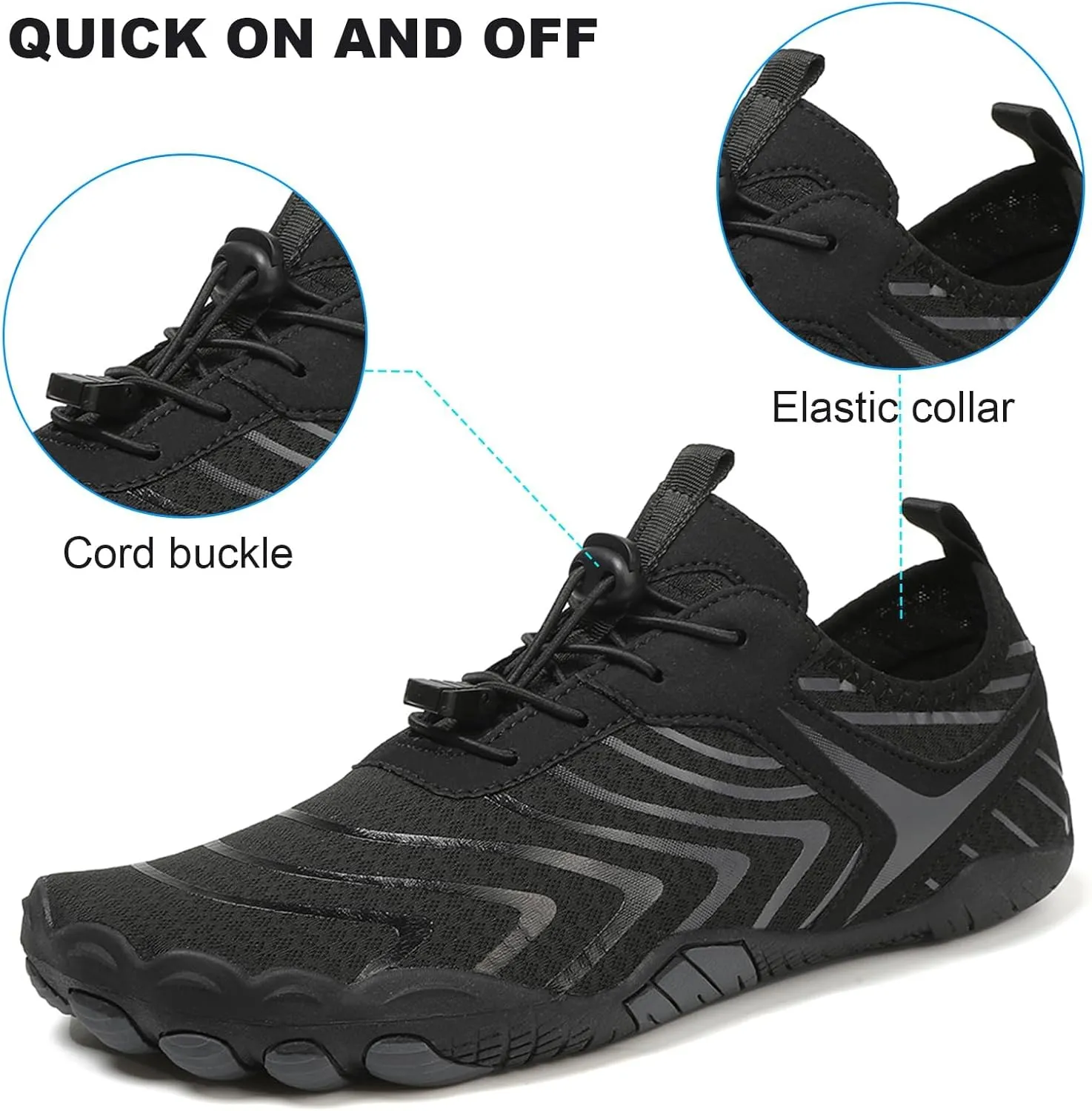 Barefoot Shoes Women Walking Hiking Zero Drop Running Shoes Comfortable Slip On Sneakers Water Resistant Grounderd Footwear Hike Barefoot Shoe Wide Toe Box Lightweight Casual for Summer Beach 2025