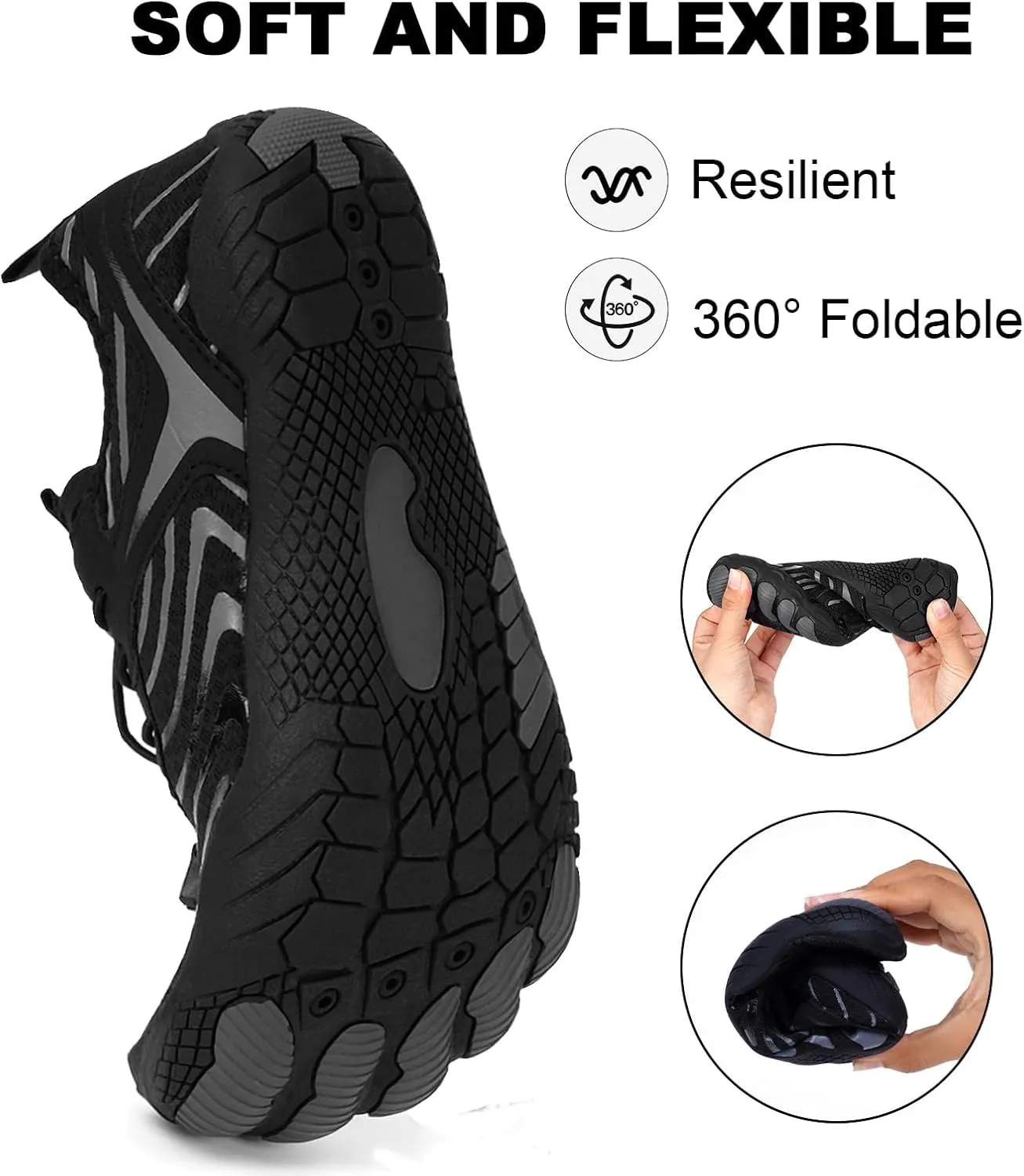 Barefoot Shoes Women Walking Hiking Zero Drop Running Shoes Comfortable Slip On Sneakers Water Resistant Grounderd Footwear Hike Barefoot Shoe Wide Toe Box Lightweight Casual for Summer Beach 2025