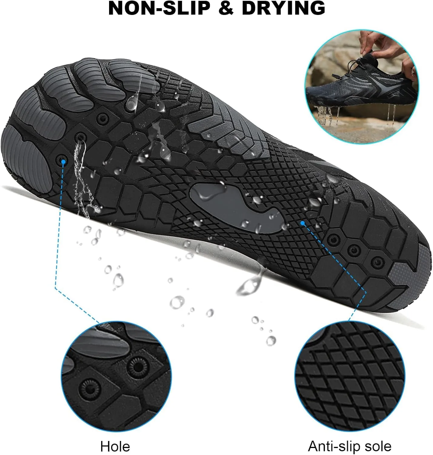 Barefoot Shoes Women Walking Hiking Zero Drop Running Shoes Comfortable Slip On Sneakers Water Resistant Grounderd Footwear Hike Barefoot Shoe Wide Toe Box Lightweight Casual for Summer Beach 2025