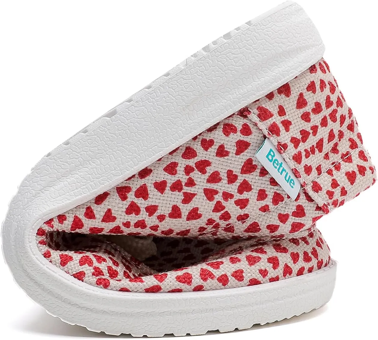 Betrue Women's Lightweight Boat Shoes, Casual Loafers, Slip On Deck Shoes, Breathable Canvas Sneakers