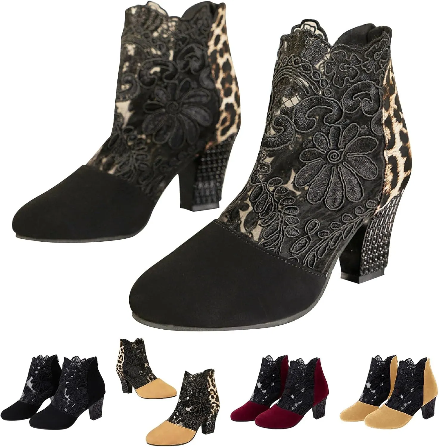 Botines Para Mujer Womens Boot Platform Brown Boots Navy Blue Boots Womens Ankle Boots Black Western Ankle Booties Low Heel