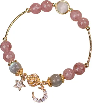 Bracelets for Women Set 925 Sterling Silver Bracele Gold Bracele Adjustable Bangle Y2K Pearl Beaded Chain Adjustable Aesthetic Bracelet Gift for Women