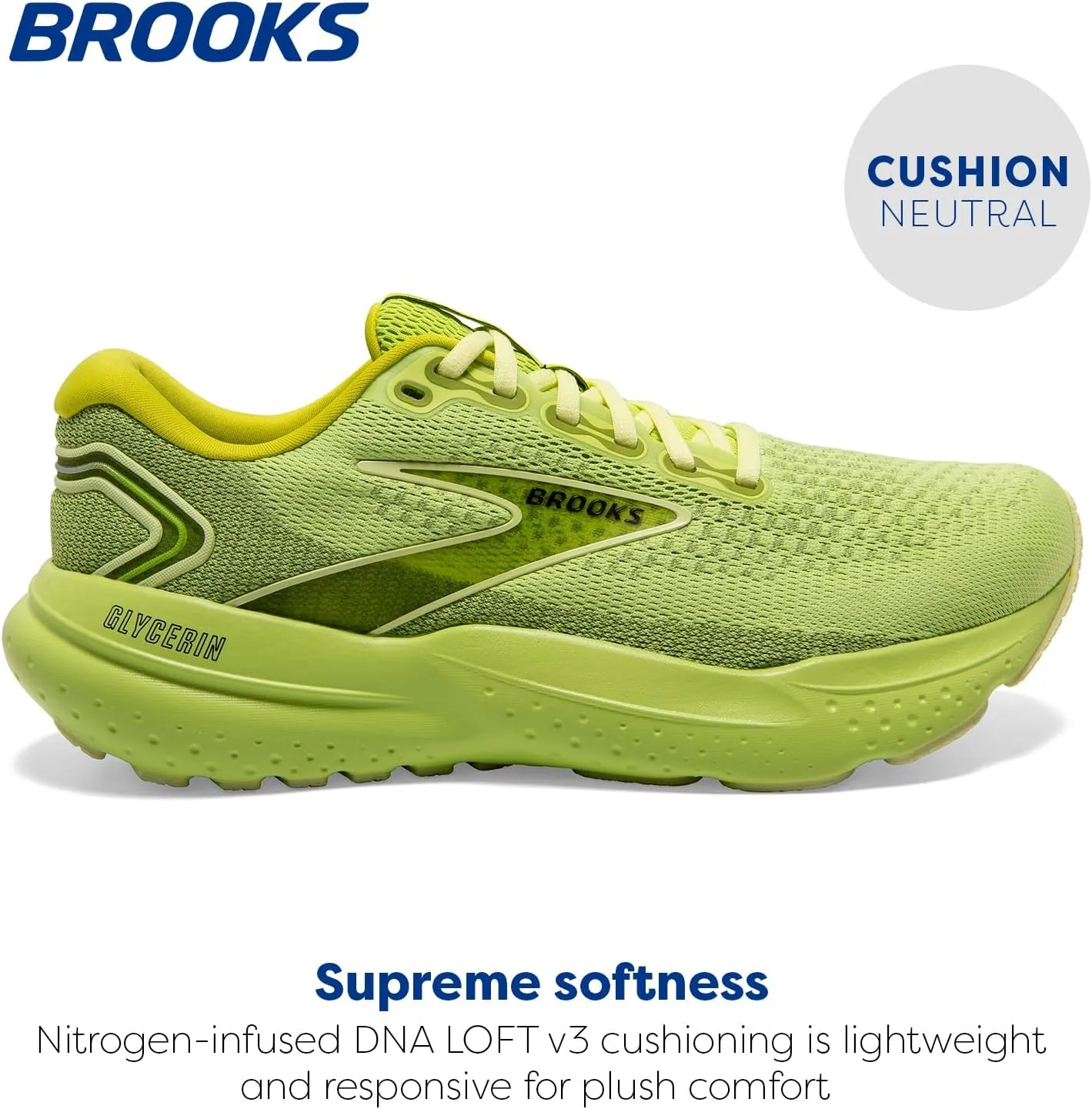 Brooks Mens Glycerin 21 Neutral Running Shoe