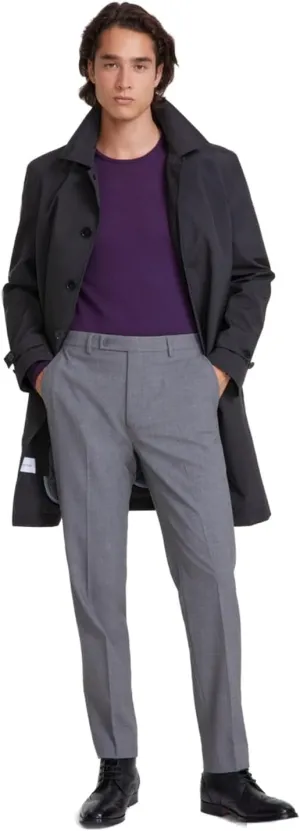 Calvin Klein Men's Slim Fit Stretch Dress Suit Pants for Men, Ultra-Tapered, Wrinkle-Resistant, Moisture-Wicking Fabric