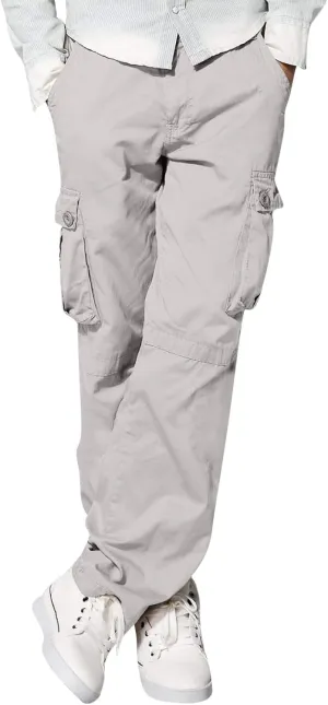 Cargo Pants for Men Big and Tall Relaxed Fit Open Bottom Straight Sweatpants Casual Jogging Athletic Hiking Pants Streetwear
