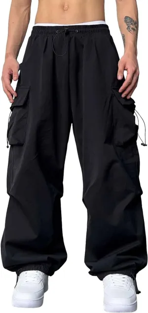 Cargo Work Pant Men Twill Casual Cargo Pants Running Workout Sweatpant with Pockets Joggers Bottoms Pant
