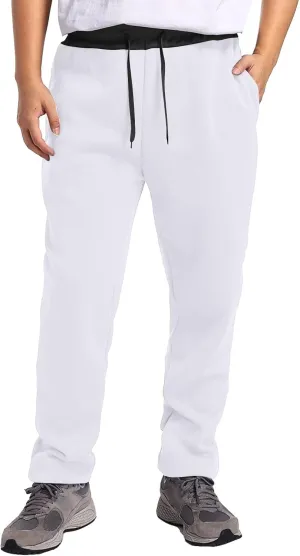 Casual Pants for Men Relaxed Fit Drawstring Stretch Waist Trouser Plus Size Workout Jogging Athletic Joggers Baggy Sweatpants