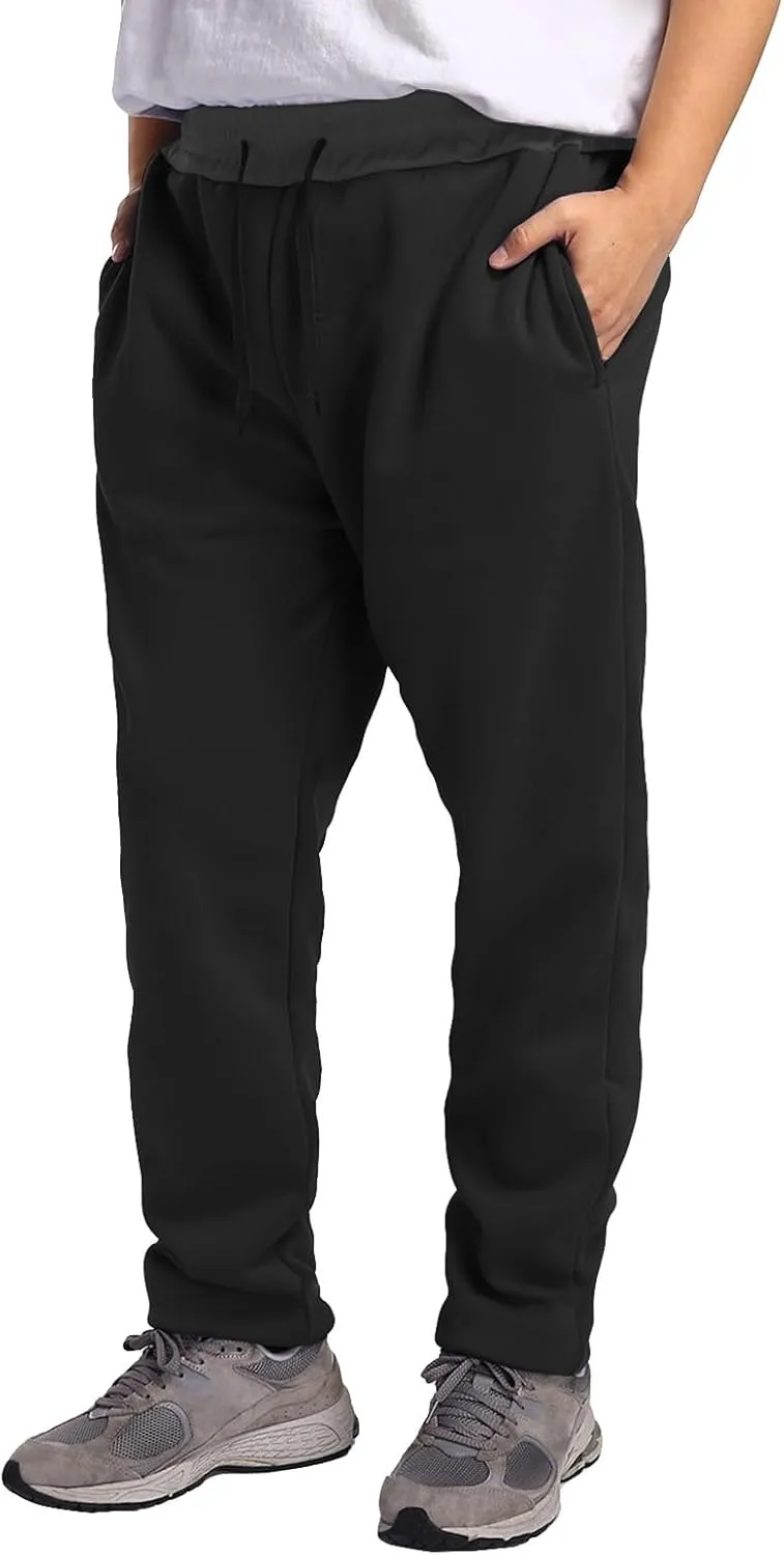 Casual Pants for Men Relaxed Fit Drawstring Stretch Waist Trouser Plus Size Workout Jogging Athletic Joggers Baggy Sweatpants