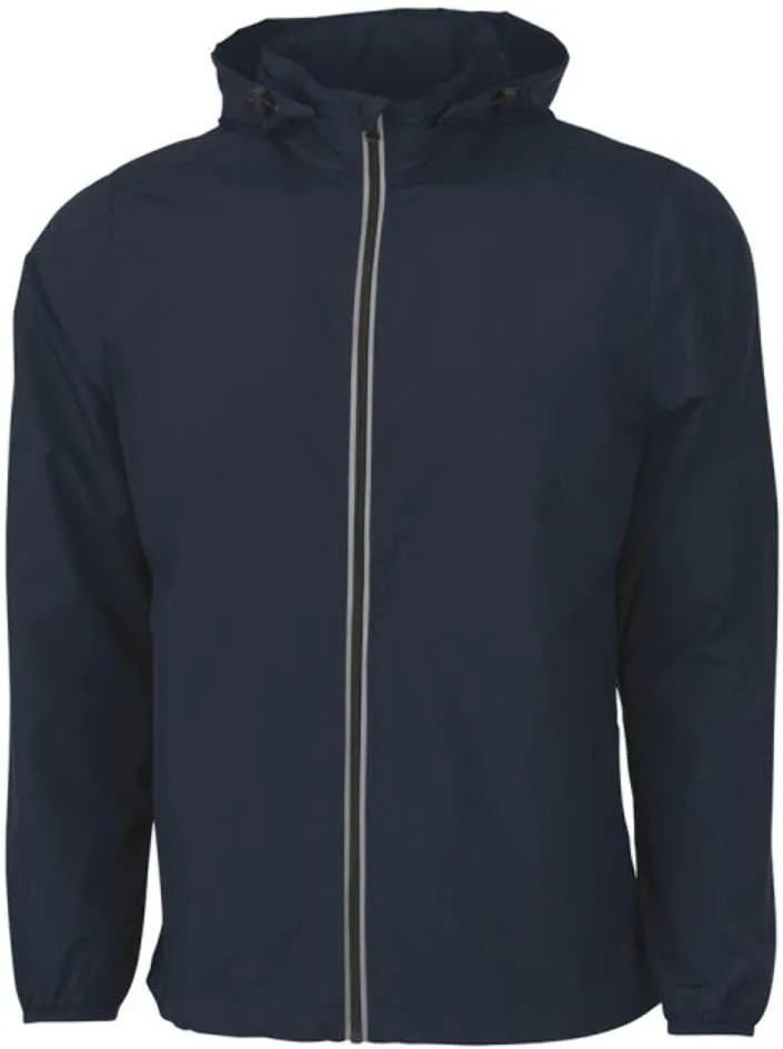 Charles River Apparel Men's Pack-n-go Full Zip Reflective Jacket