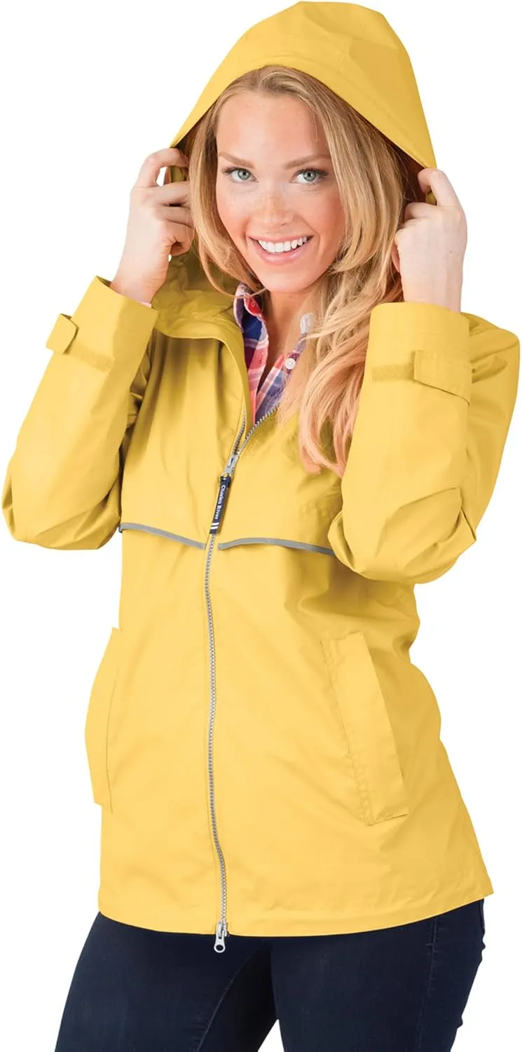 Charles River Apparel Women's New Englander Wind & Waterproof Rain Jacket