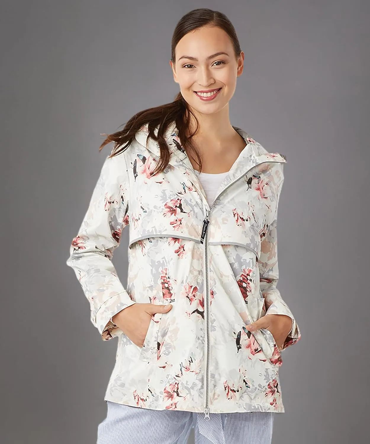 Charles River Apparel Women's New Englander Wind & Waterproof Rain Jacket