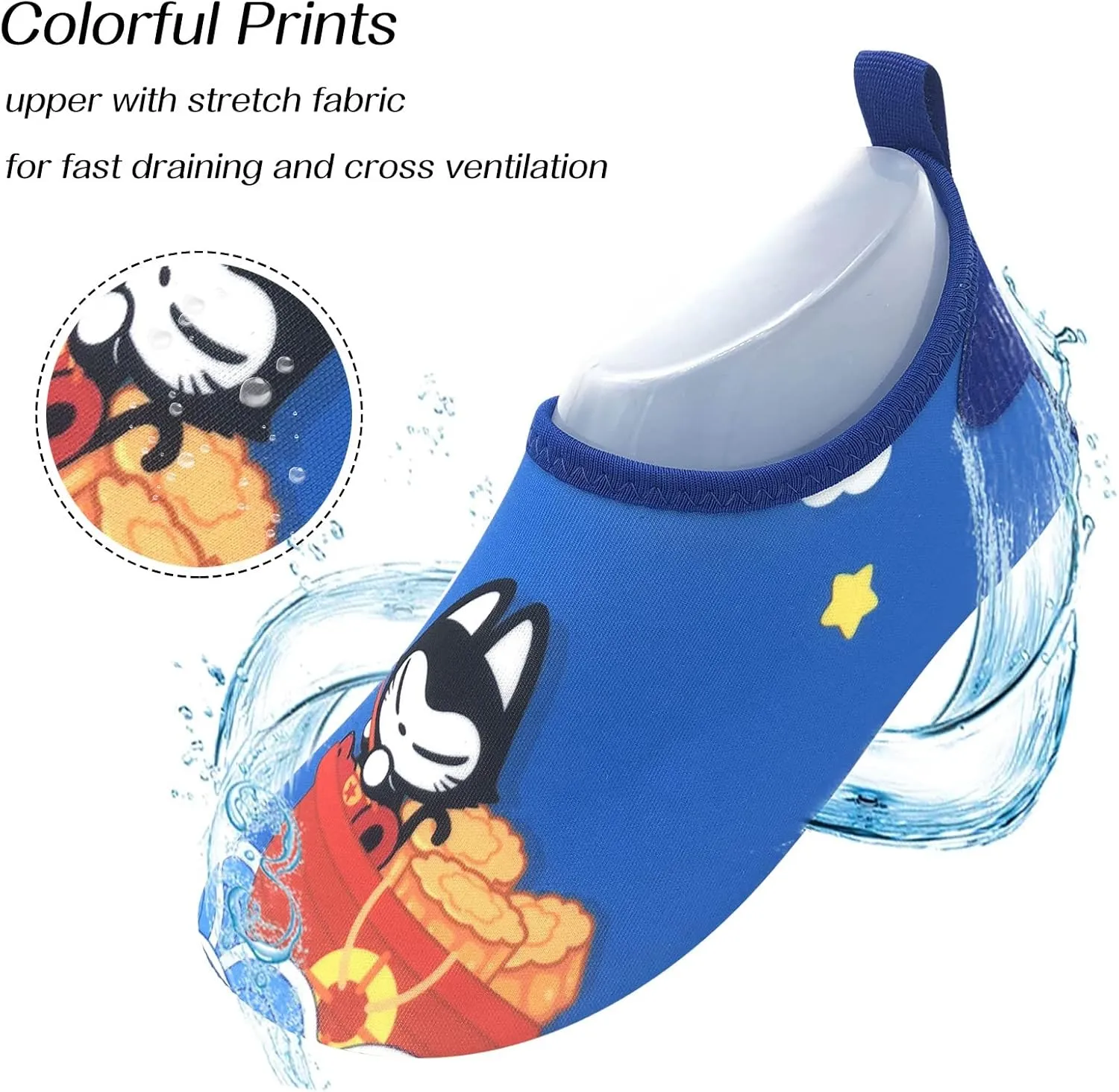 Children Thin and Breathable Swimming Shoes Water Rubber Beach Shoes Skin Diving Shoes Toddler Tennis Shoes Size 9
