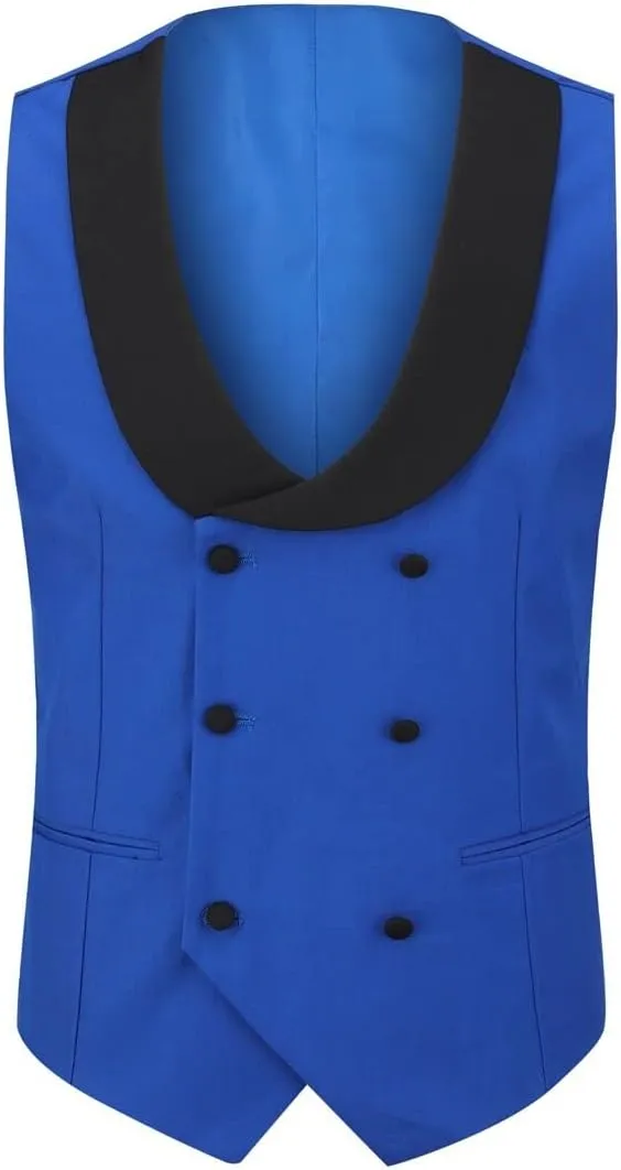Cloudstyle Mens 3 Piece Suit Prom Colour Fashion Blazer Single Breasted Vest Jacket Pants
