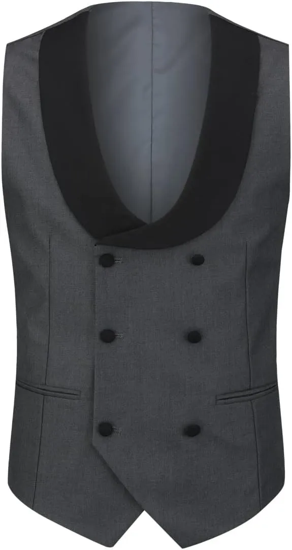 Cloudstyle Mens 3 Piece Suit Prom Colour Fashion Blazer Single Breasted Vest Jacket Pants