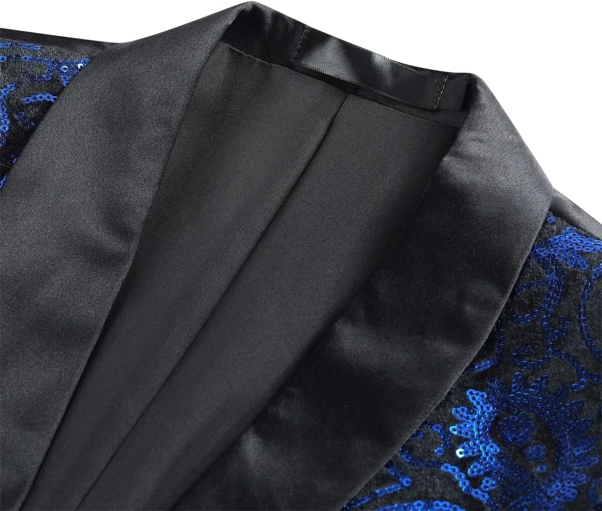 Cloudstyle Men's Dress Floral Suit Notched Lapel Slim Fit Stylish Blazer Dress Suit