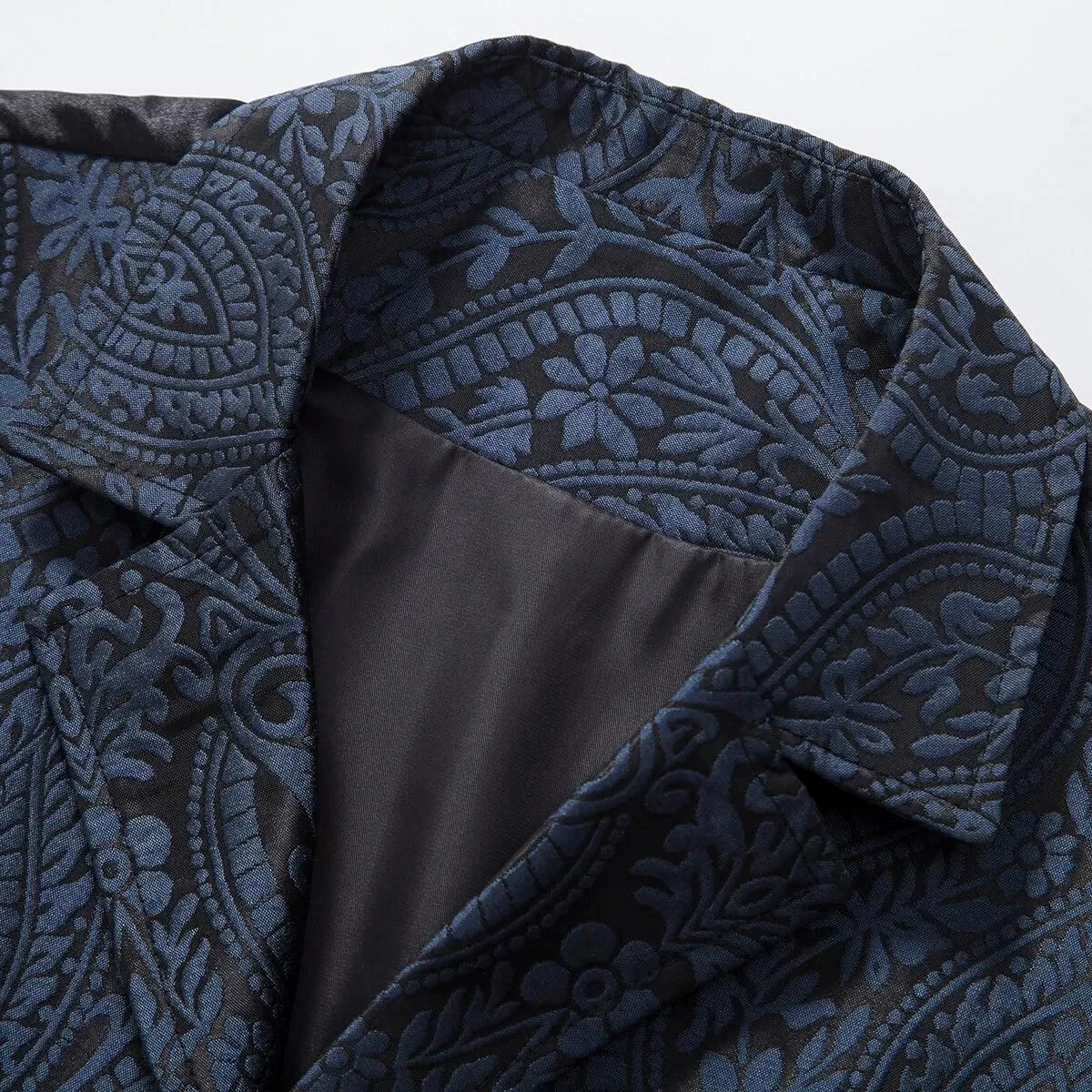Cloudstyle Mens Paisley Dress Vest Gothic Steampunk Waistcoat Floral Sleeveless Tailcoat