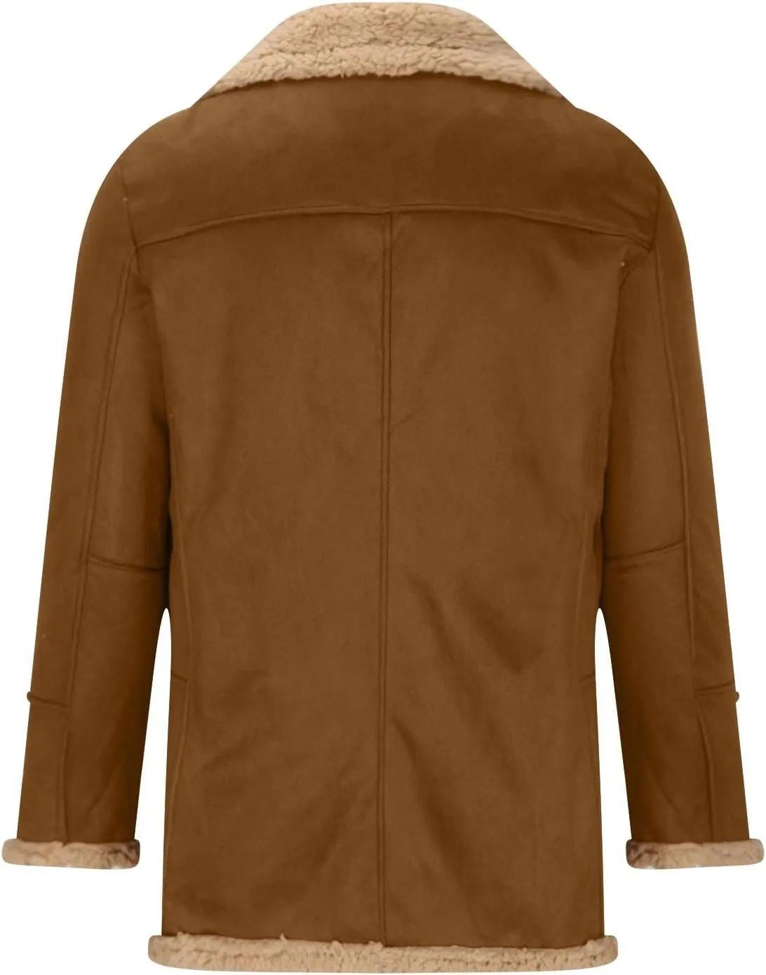 Coats for Men Cotton padded Jacket Lapel Collar Knitted Button Sweater Coat Casual Men's Thicken Warm Winter Coats