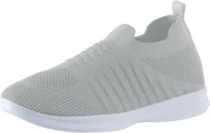 CsgrFagr Women Casual Shoes Fashionable Simple and Solid Color The New Pattern Summer Mesh Breathable Shoes Men Sneaker (Grey, 8)