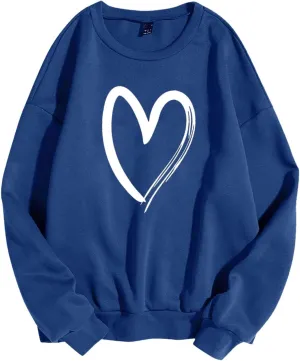 Cute Hoodies for Girls 10-12 Years Old Women's Graphic Sweatshirt Long Print Sleeve Casual Top Pullover
