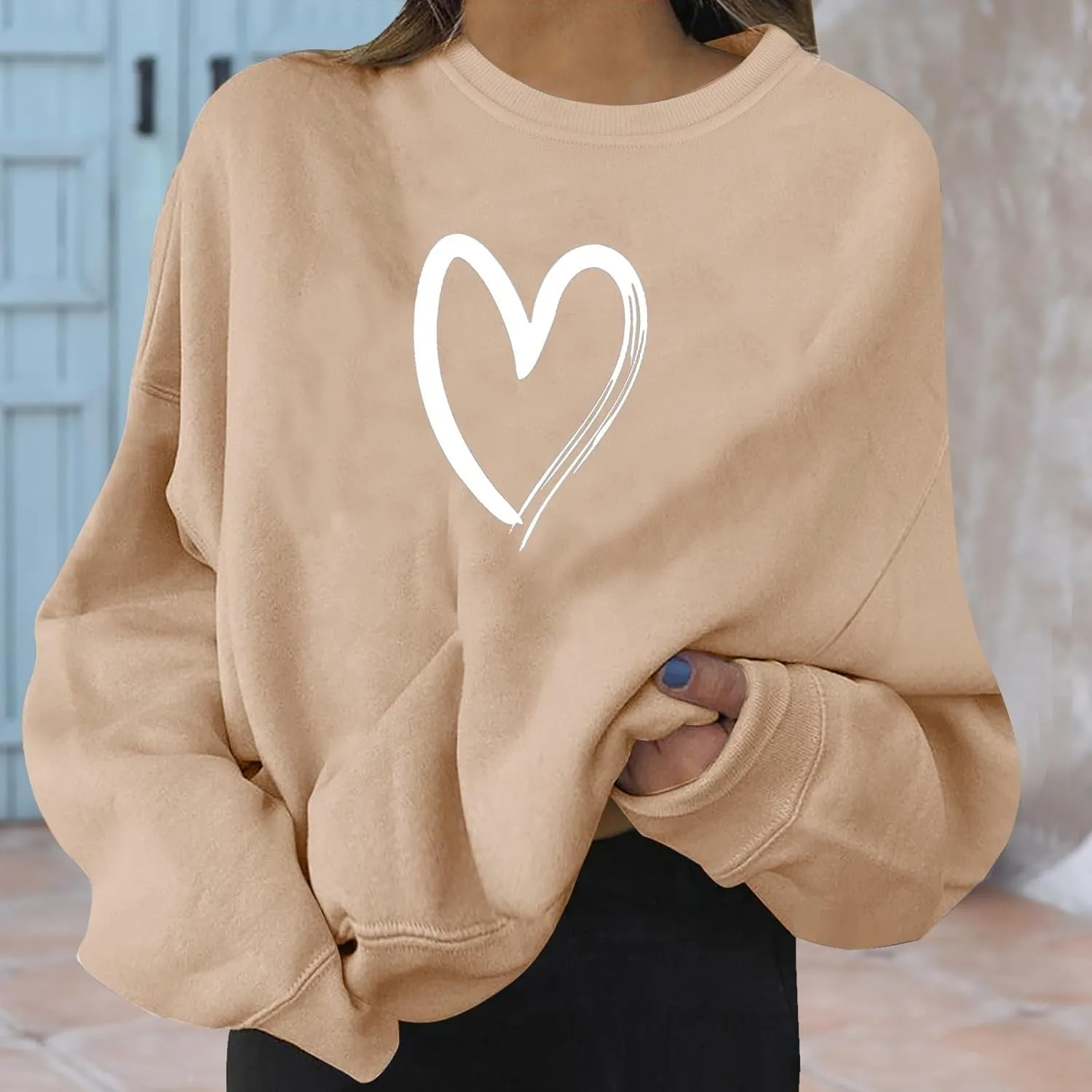 Cute Hoodies for Girls 10-12 Years Old Women's Graphic Sweatshirt Long Print Sleeve Casual Top Pullover
