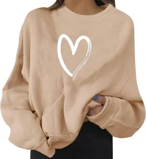 Cute Hoodies for Girls 10-12 Years Old Women's Graphic Sweatshirt Long Print Sleeve Casual Top Pullover