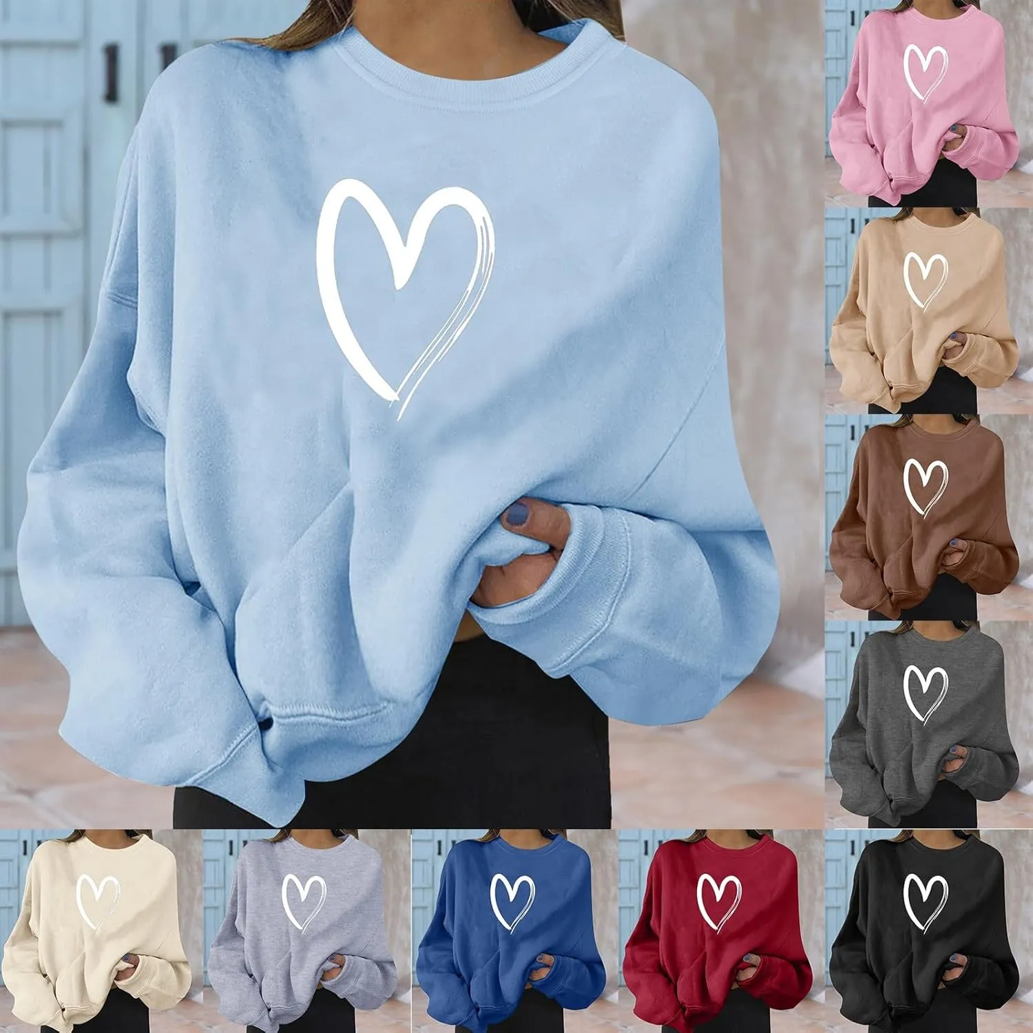 Cute Hoodies for Girls 10-12 Years Old Women's Graphic Sweatshirt Long Print Sleeve Casual Top Pullover