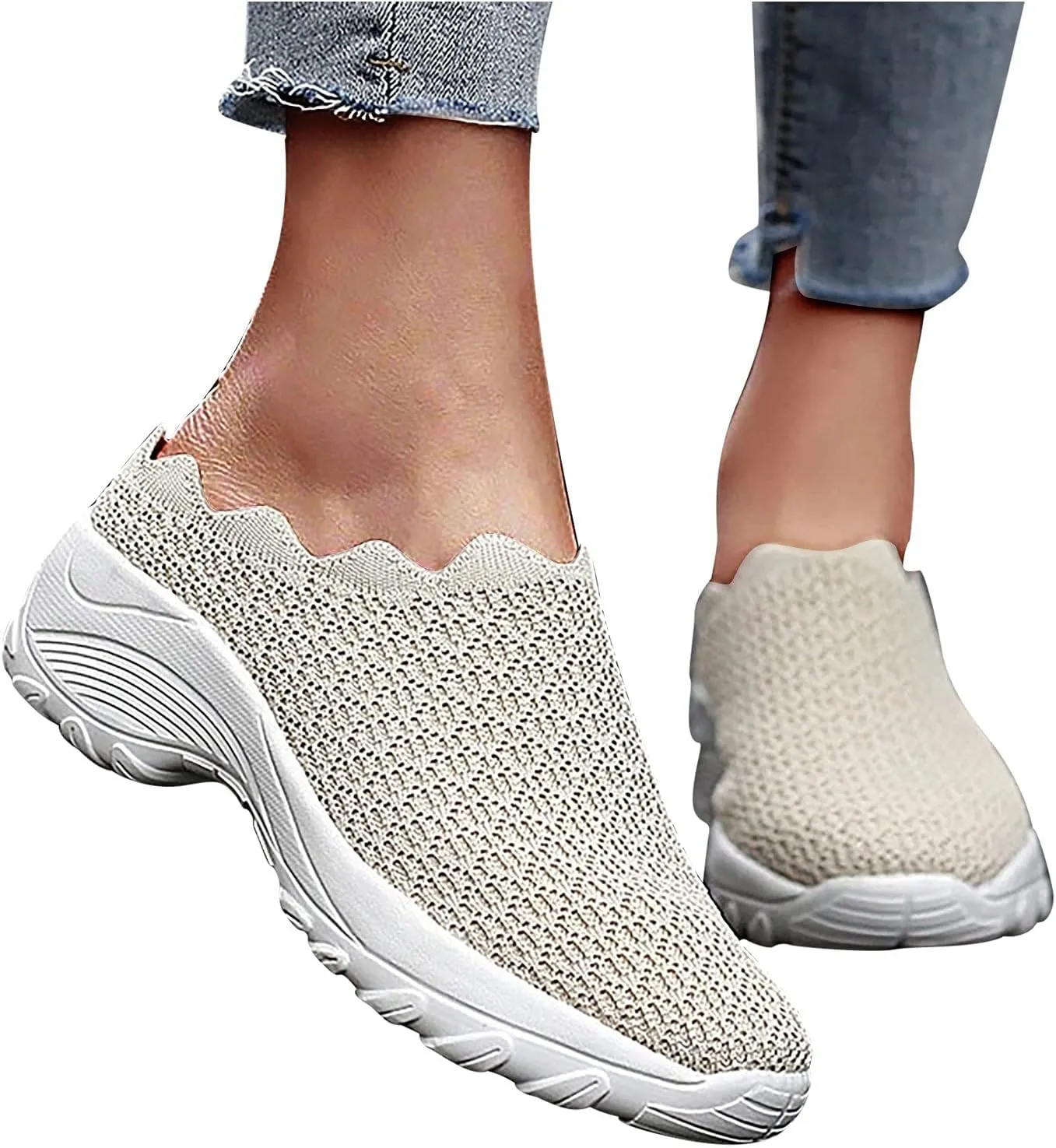 Dheva-C Fashion Orthopedic Sneakers for Women Womens Walking Running Shoes Athletic Orthopedic Non Slip Tennis Fashion Sneakers Arch Support Platform Walking Shoes Comfort Zipper Fashion Casual Shoes