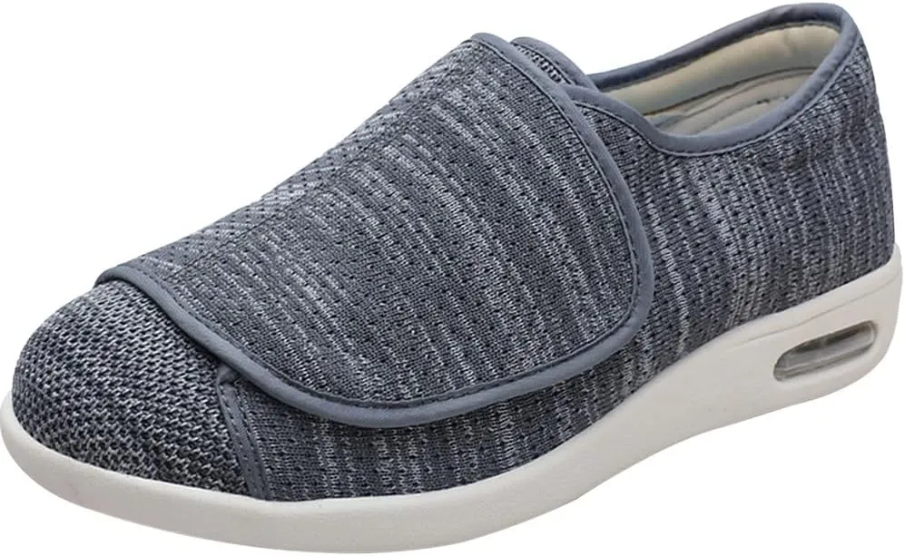 Extra Wide Width Shoes Men Slippers Orthopedic Trainers Mens Orthopedic Trainers Mens Slip On Wide Fit Memory Foam Casual Walking Gym Sports Trainers Shoes