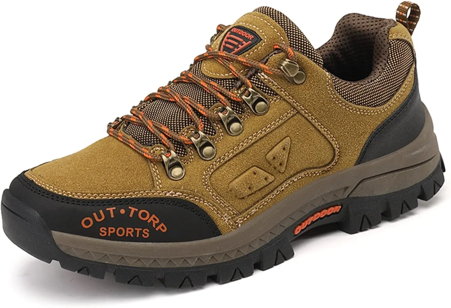 Fashion Four Seasons Men Hiking Shoes Flat Bottom Non Slip Lace Up Comfortable Classic Sneaker Men's