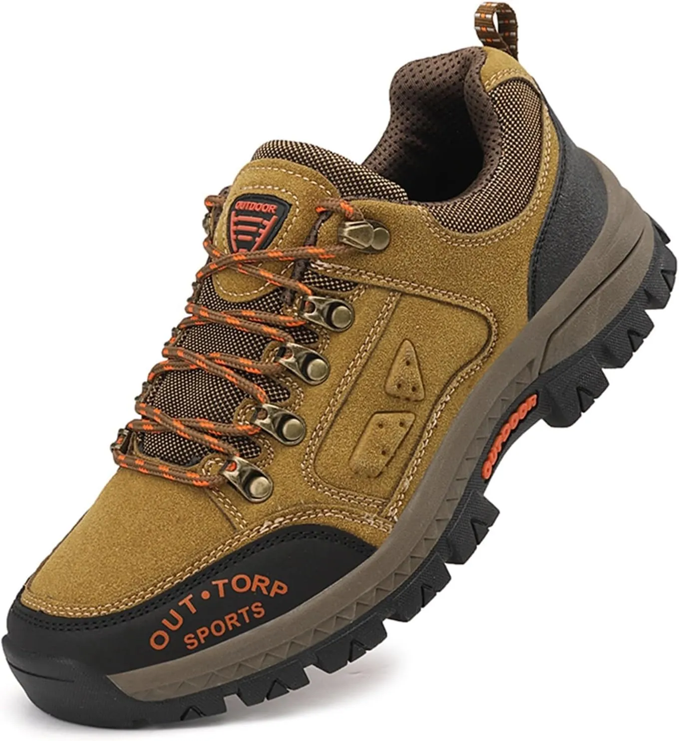 Fashion Four Seasons Men Hiking Shoes Flat Bottom Non Slip Lace Up Comfortable Classic Sneaker Men's