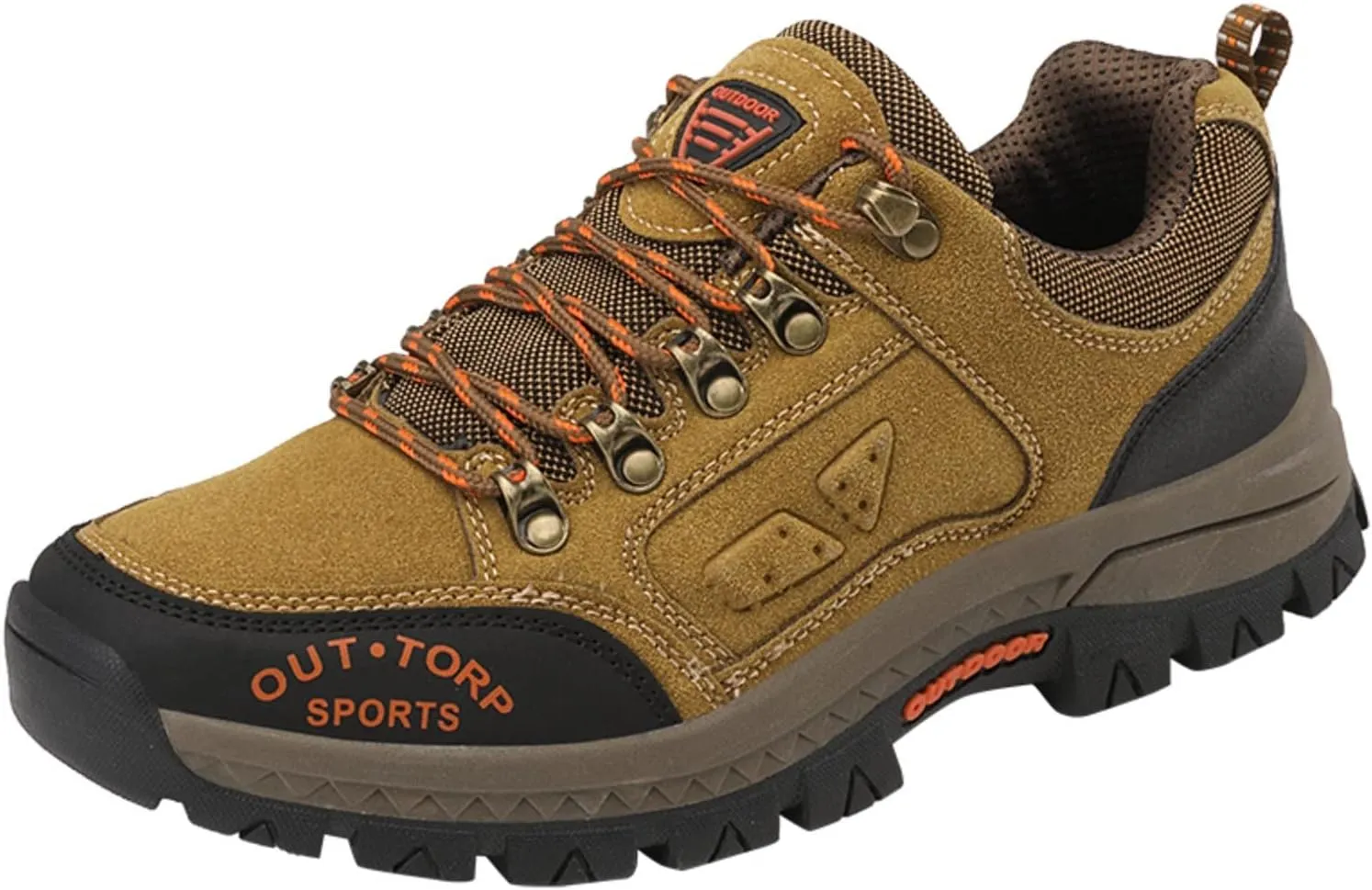 Fashion Four Seasons Men Hiking Shoes Flat Bottom Non Slip Lace Up Comfortable Classic Sneaker Men's