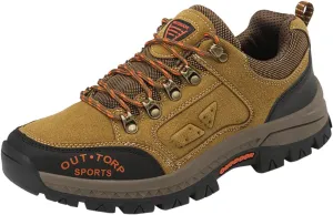 Fashion Four Seasons Men Hiking Shoes Flat Bottom Non Slip Lace Up Comfortable Classic Sneaker Men's